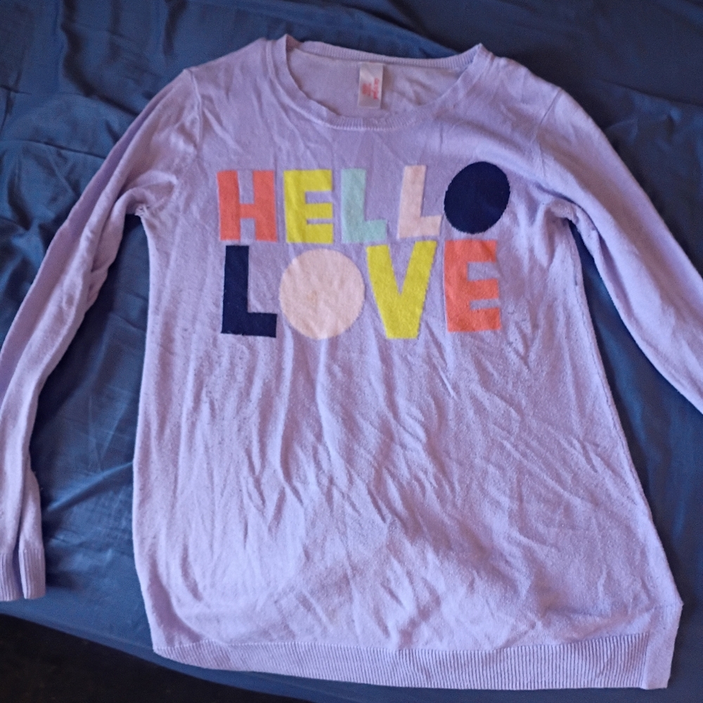 Cat & Jack Lavender Knit Sweater